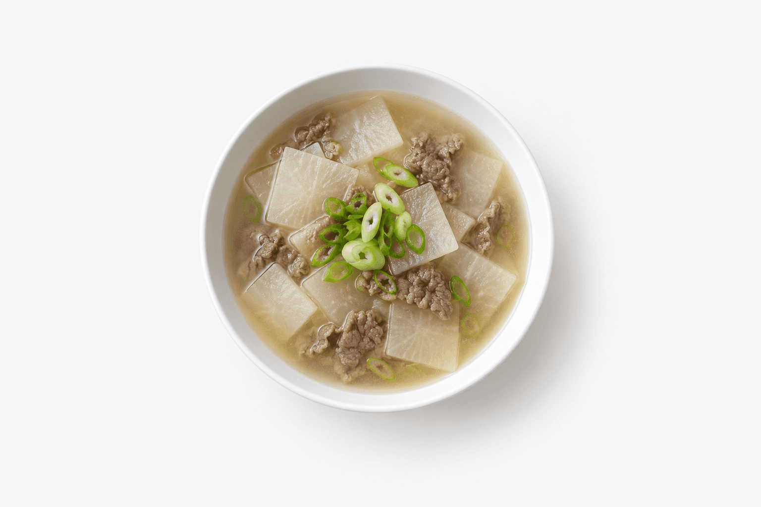 Beef and radish soup