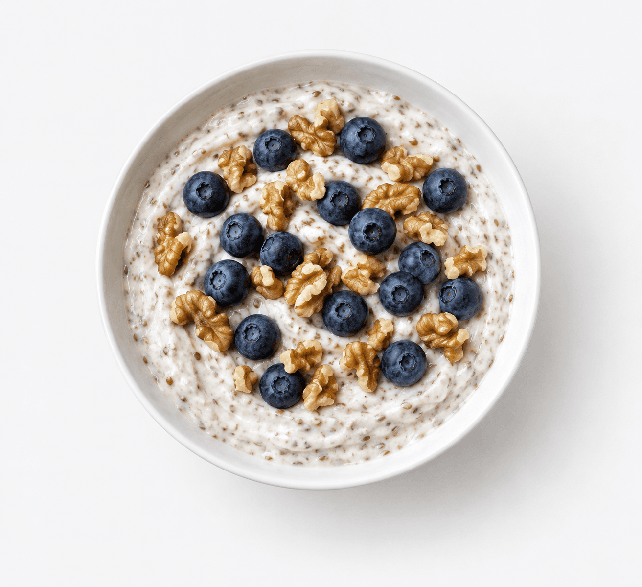 Flaxseed yoghurt bowl
