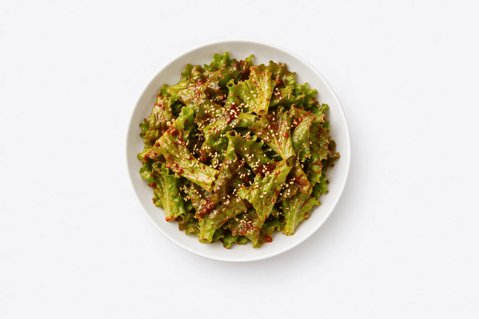 Ensalada de lechuga con sésamo