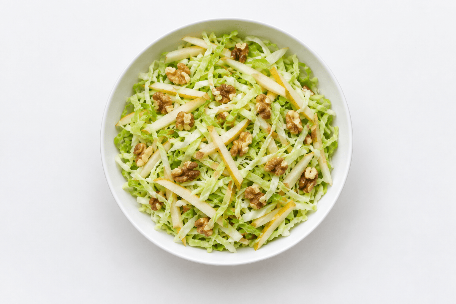Pear and cabbage salad