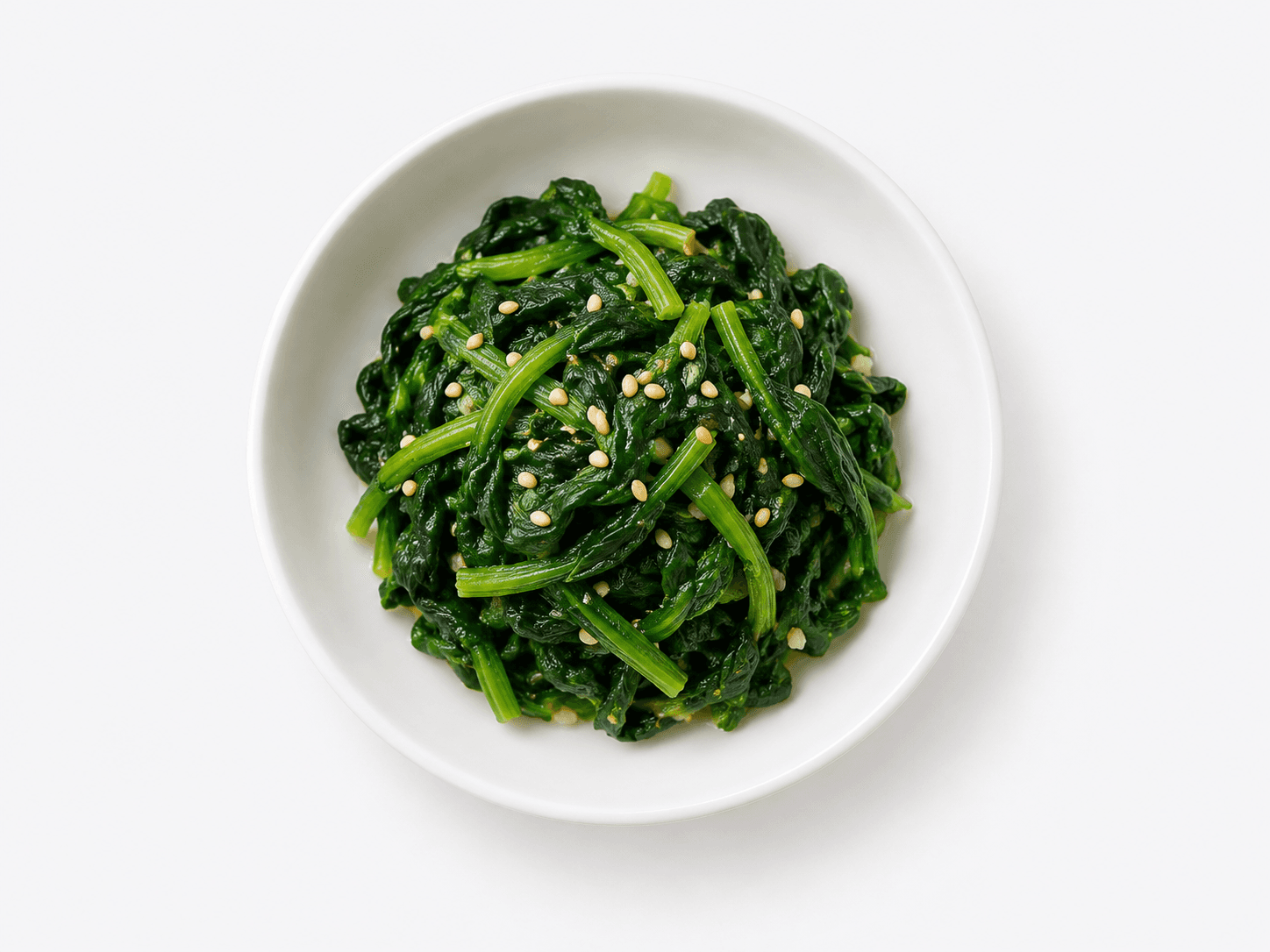 Espinaca namul coreana
